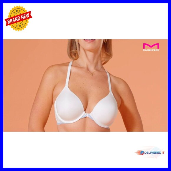 Front Close Racerback Bra with Underwire, Lightly Lined Full Coverage Support - Picture 7 of 7